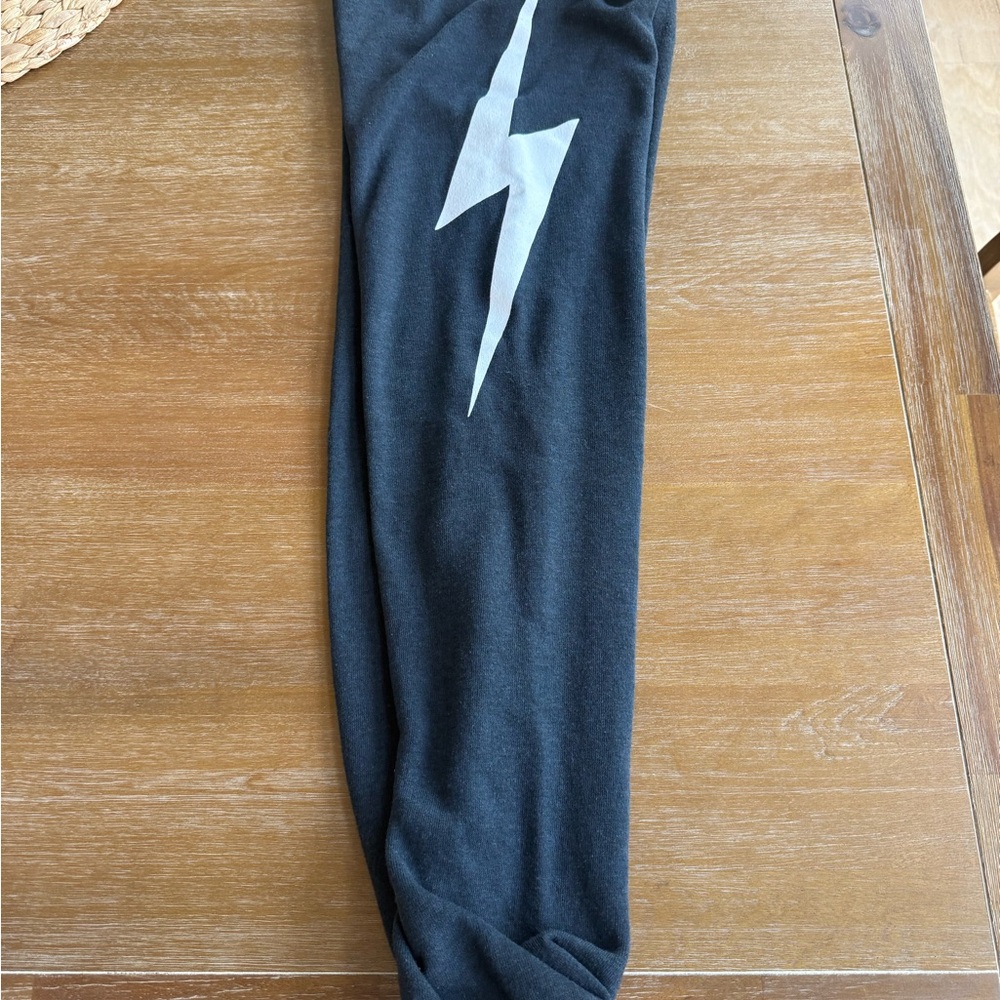 Aviator Nation Kids Black Lightning Bolt Bottoms